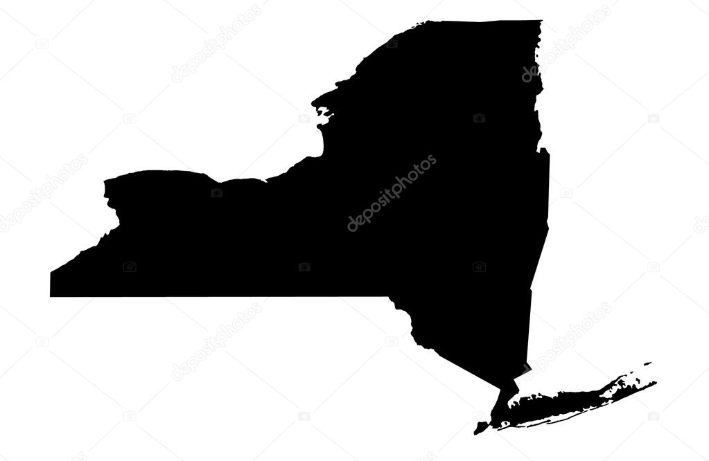 State of New York map