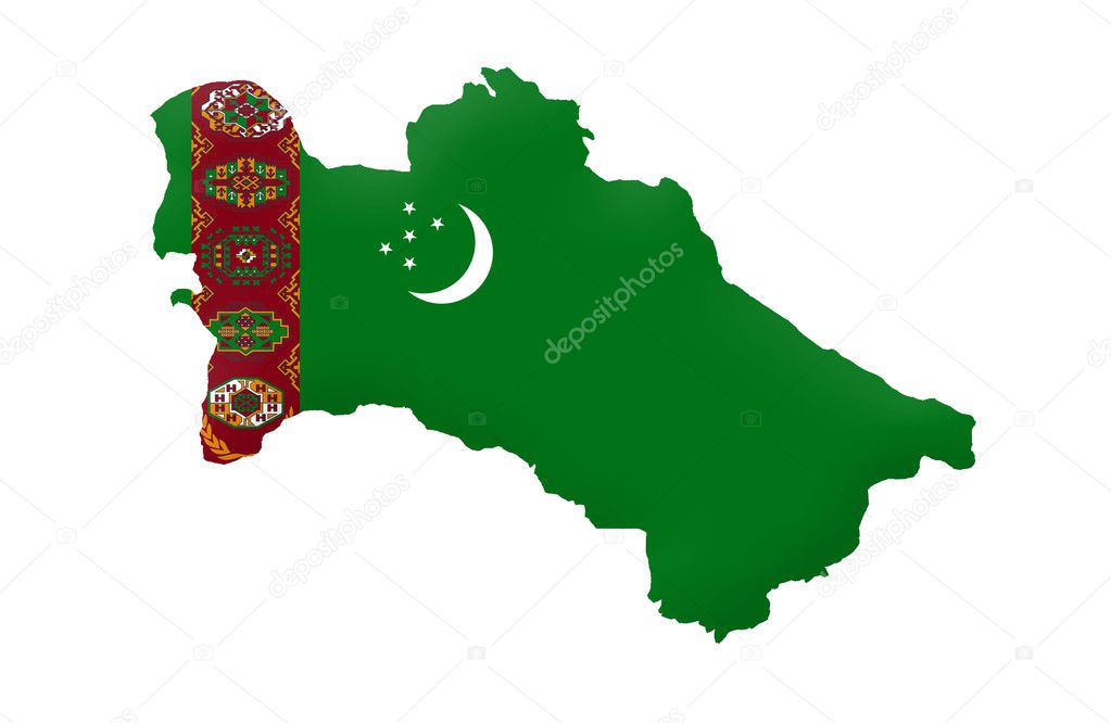 Republic of Turkmenistan map