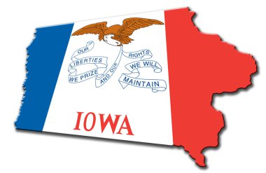 State of Iowa clipart