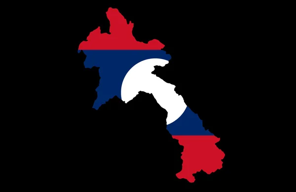 Demokratická republika je laoština — Stock fotografie