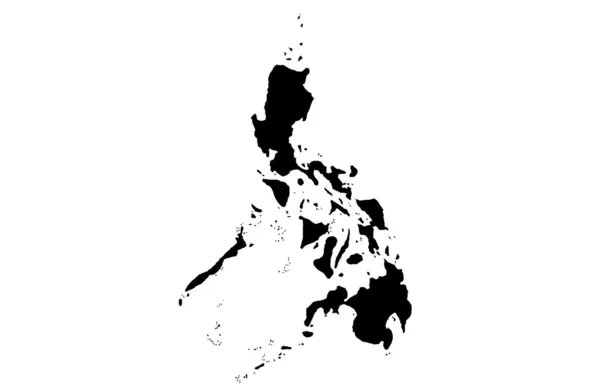 Mapa da República das Filipinas — Fotografia de Stock