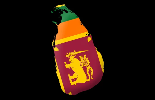 Demokratyczna Socjalistyczna Republika sri Lanki — Zdjęcie stockowe