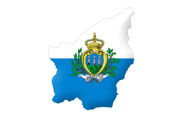 A maioria da República Serena de San Marino — Fotografia de Stock