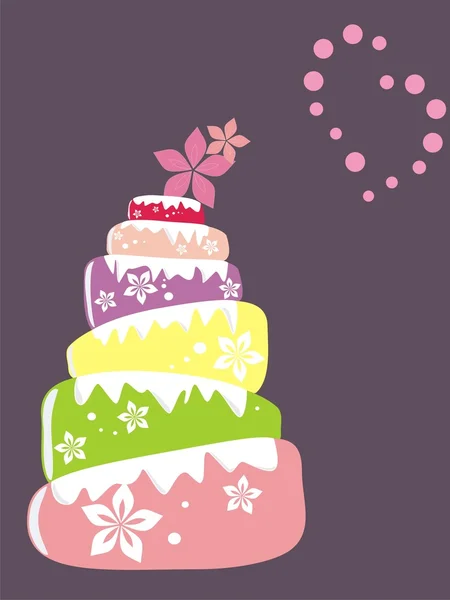 Gâteau d'anniversaire Images De Stock Libres De Droits