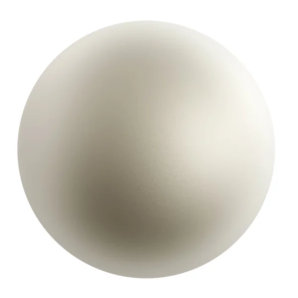 Perlă izolată pe fundal alb . — Fotografie, imagine de stoc