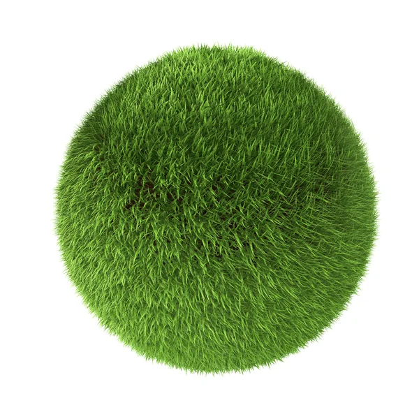 stock image 3D green grass sphere