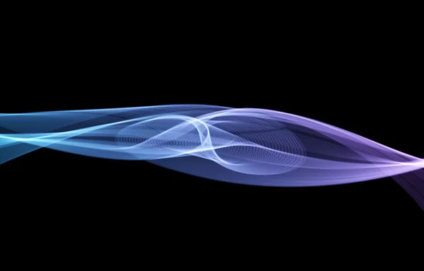 Fumée vectorielle abstraite bleue et violette — Image vectorielle