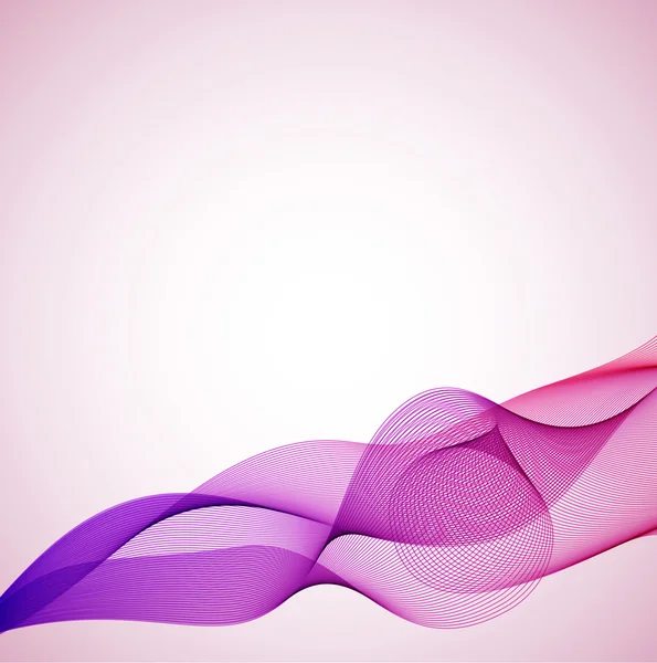 Humo vectorial rosa y violeta abstracto — Vector de stock
