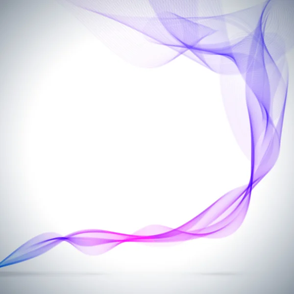 Abstract blue colored smoke — Stock Vector