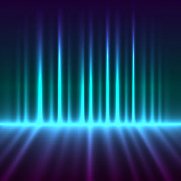 Résumé aurore boréale lumières fond vectoriel . — Image vectorielle