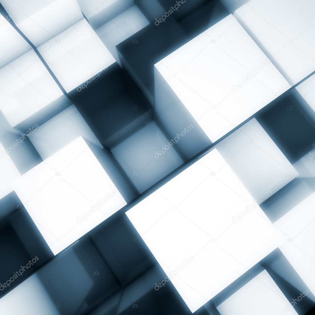 3D cubes background