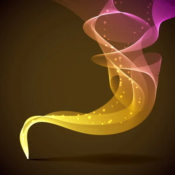 Fumée vectorielle colorée abstraite — Image vectorielle