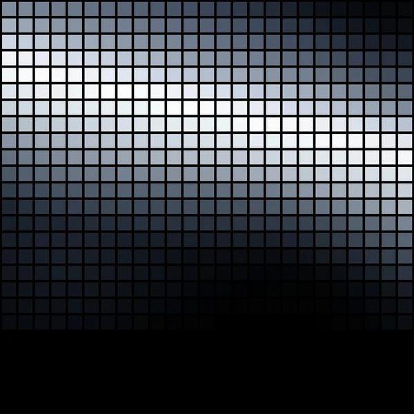 Metaliczne kolorowe mozaiki ciemne tło. — Wektor stockowy