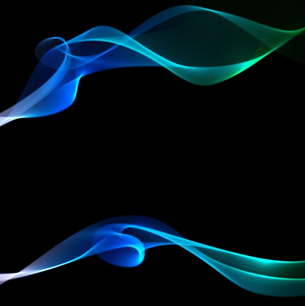 Abstract blue smoke vector background. — Stock Vector