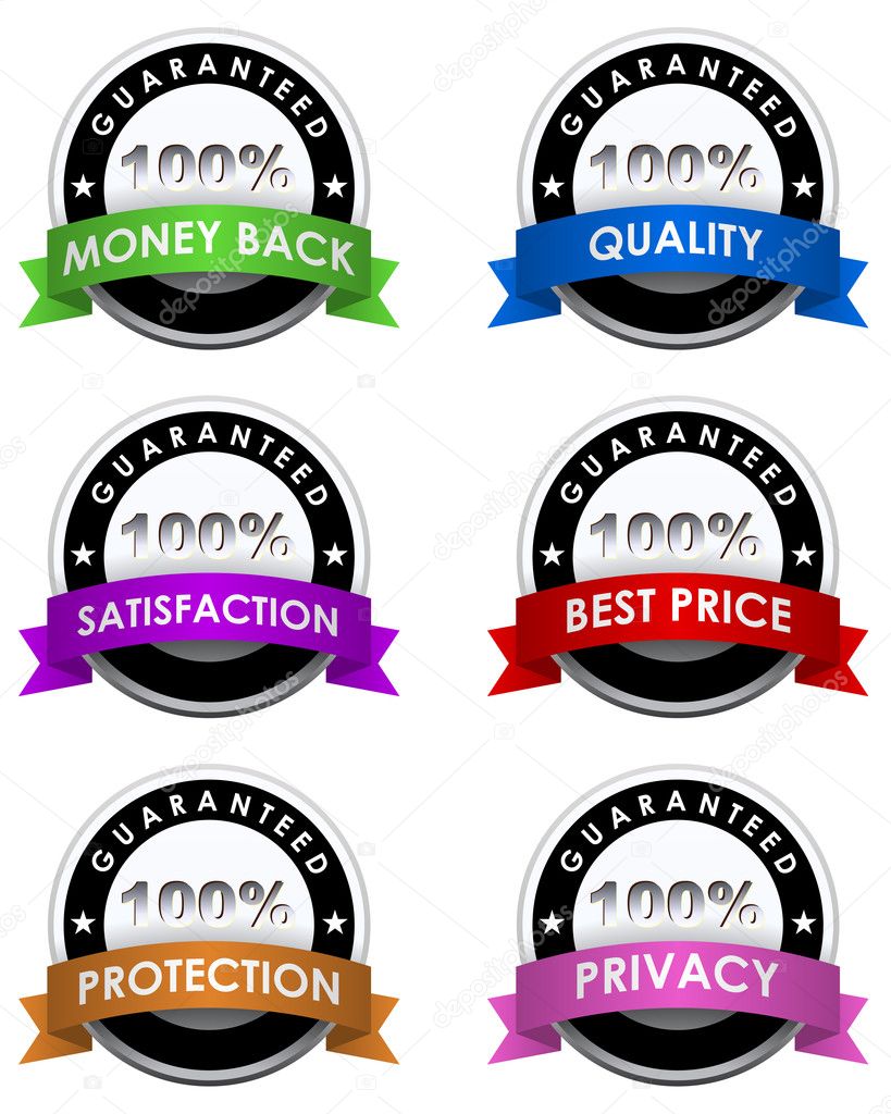 Collection of 100% guaranteed labels