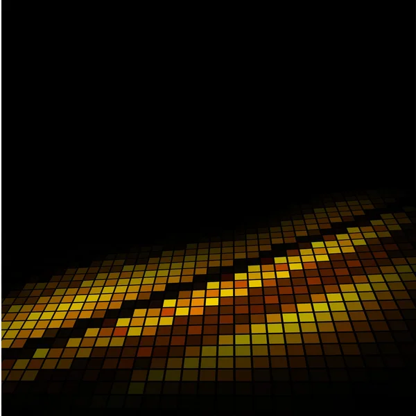 Abstract golden mosaic vector background. — Stock Vector