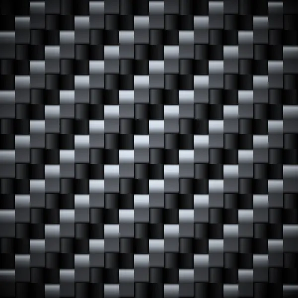 Texture vectorielle carbone sans couture . — Image vectorielle