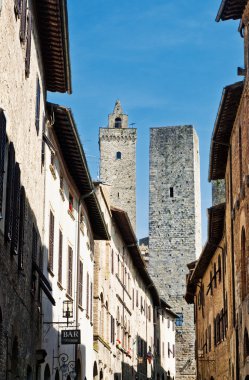 san gimignano, sokaklarında Simgesel Yapı