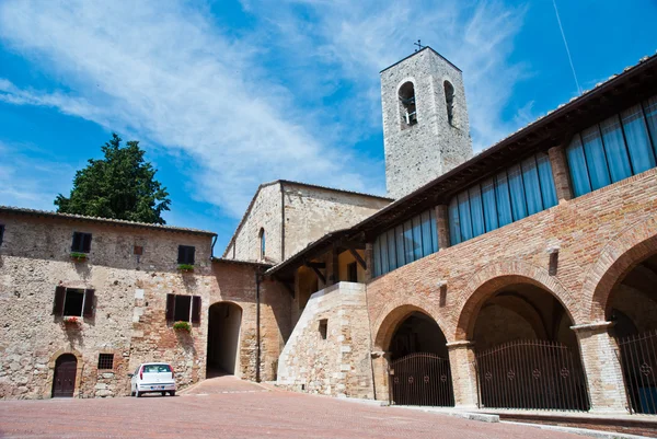 San Gimignano'da Kilisesi — Stok fotoğraf