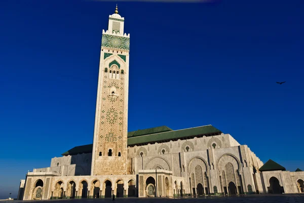 国王哈桑二、 清真寺、 卡萨布兰卡摩洛哥 — 图库照片
