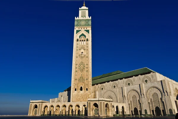 国王哈桑二、 清真寺、 卡萨布兰卡摩洛哥 — 图库照片
