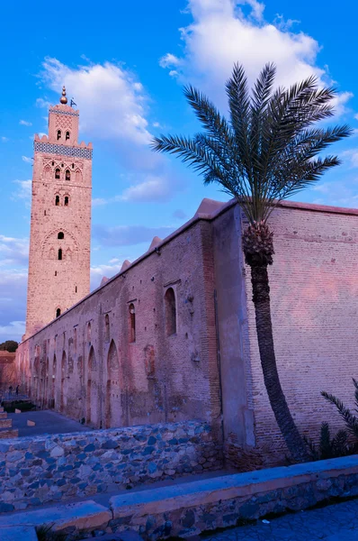 Koutubia mešitou v marockém Marrákeši — Stock fotografie