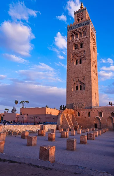 Koutubia mešitou v marockém Marrákeši — Stock fotografie