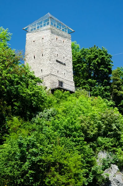 黒いタワー、ブラショフ、トランシルヴァニア、ルーマニア — ストック写真