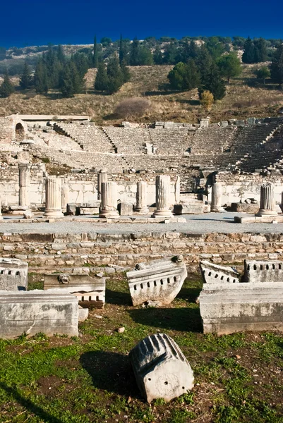 Efesos amfiteater — Stockfoto