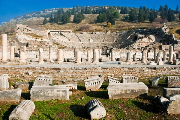 Anfiteatro di Efeso — Foto Stock