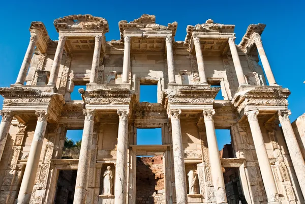 Bibliothèque Celsus à Ephèse Images De Stock Libres De Droits