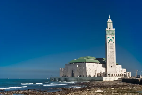 Koning hassan ii moskee, casablanca, Marokko — Stockfoto