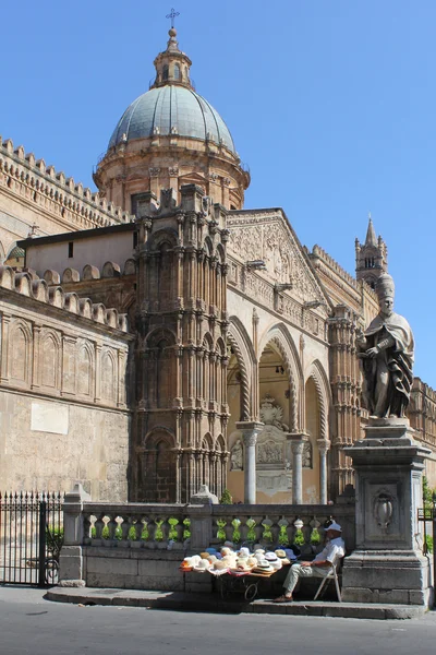 Sicilya Palermo bölgesinde bulunan Katedrali — Stok fotoğraf