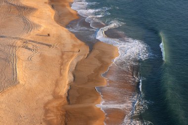 Portekiz, Nazare 'deki plaj