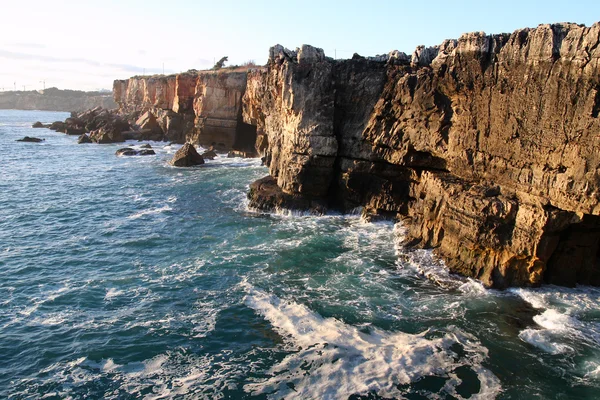 Cliff, cascais, Portekiz — Stok fotoğraf