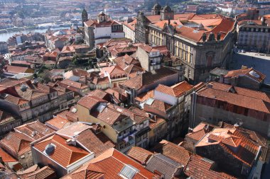 Panorama of Porto, Portugal clipart