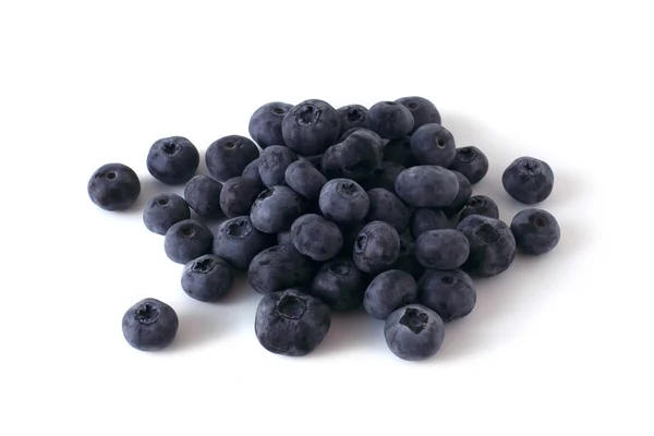 Pile of blueberries isolated on white background — Stock Photo, Image