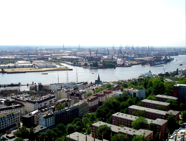Panorama de Hamburgo — Fotografia de Stock