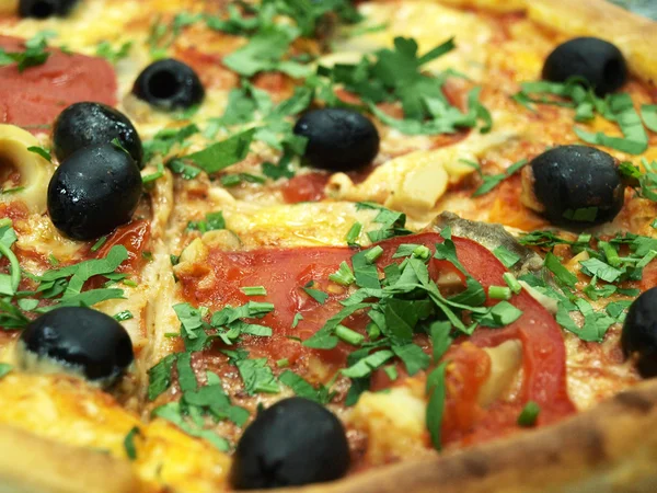 stock image Pizza with tomatoes