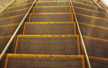 Escalator steps clipart