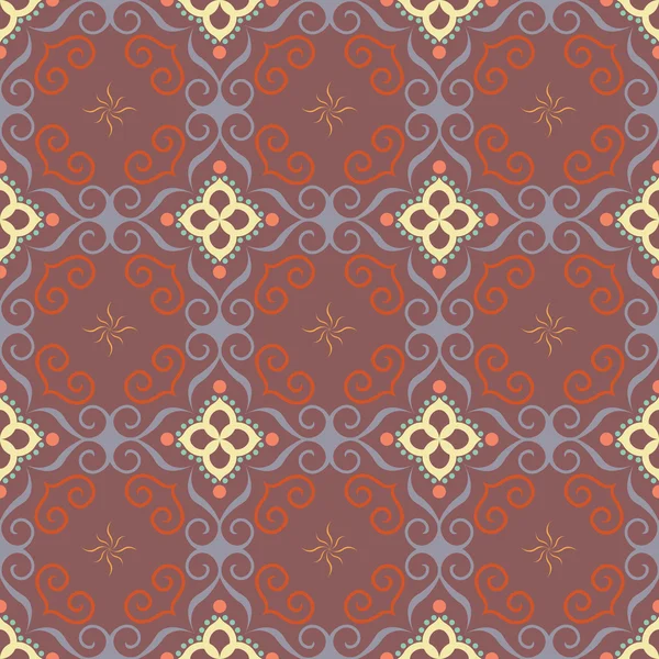Elegante orientalische Muster, Pastellfarben — Stockvektor