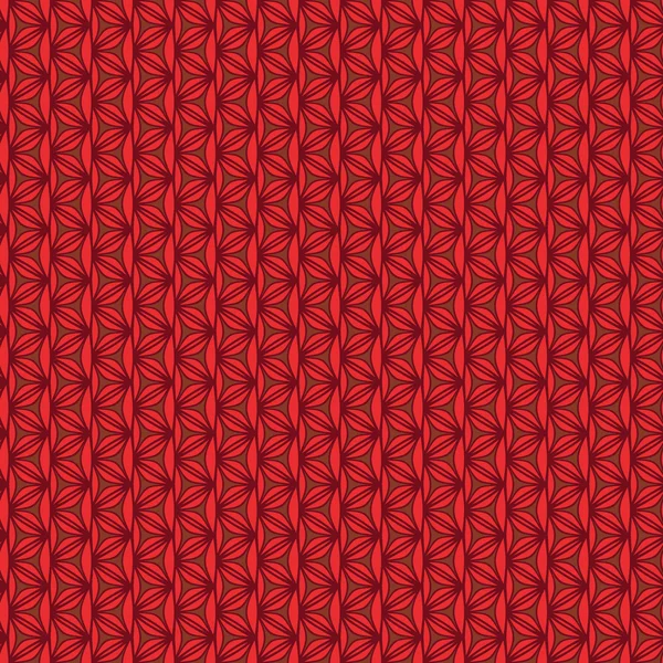 Delicate seamless knitted background in red tones — Stock Vector