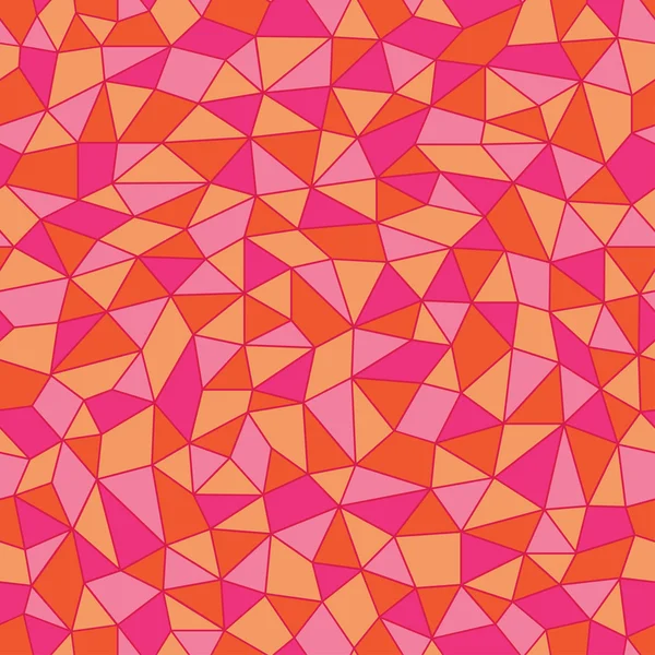 Naadloze textuur met driehoeken en plein — Stockvector