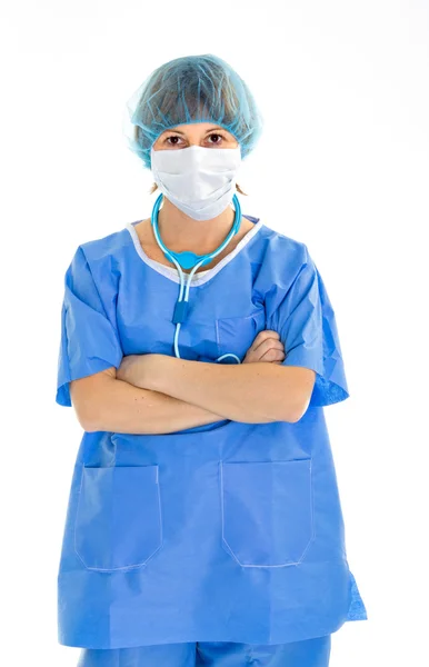 Médico cirurgia uniforme — Fotografia de Stock