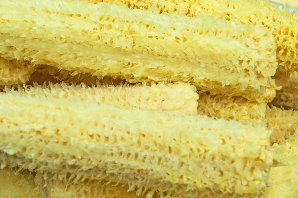 Reszelt kukorica közel — Stock Fotó