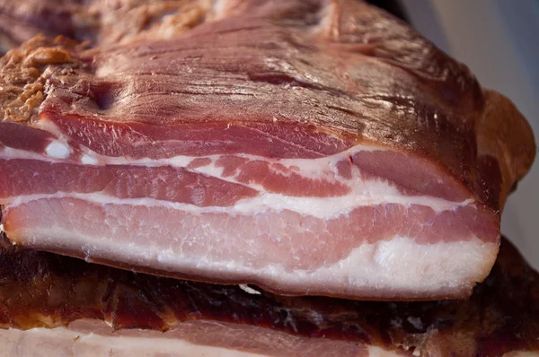 Fechar de bacon delicioso — Fotografia de Stock
