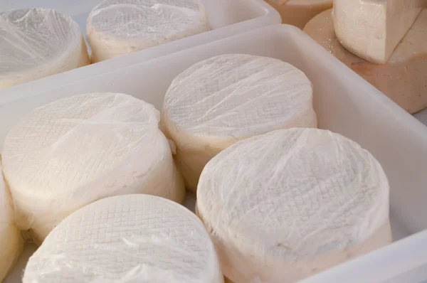 Brazilské sýr na bleší trh — Stock fotografie