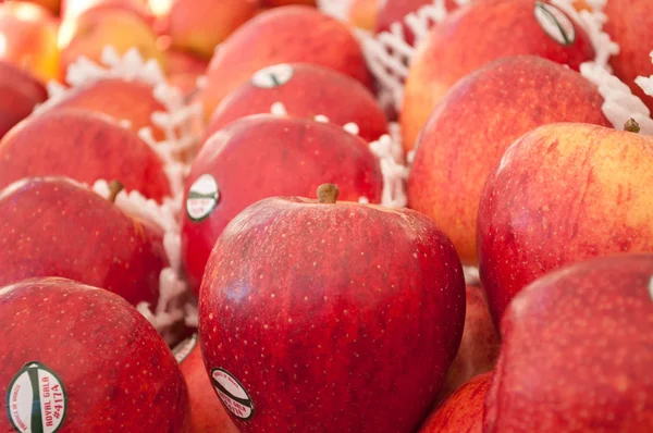 Закрытие аргентинских яблок — стоковое фото