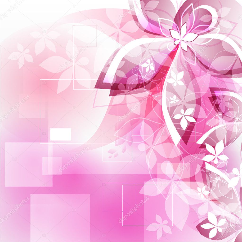 Abstract background flowers