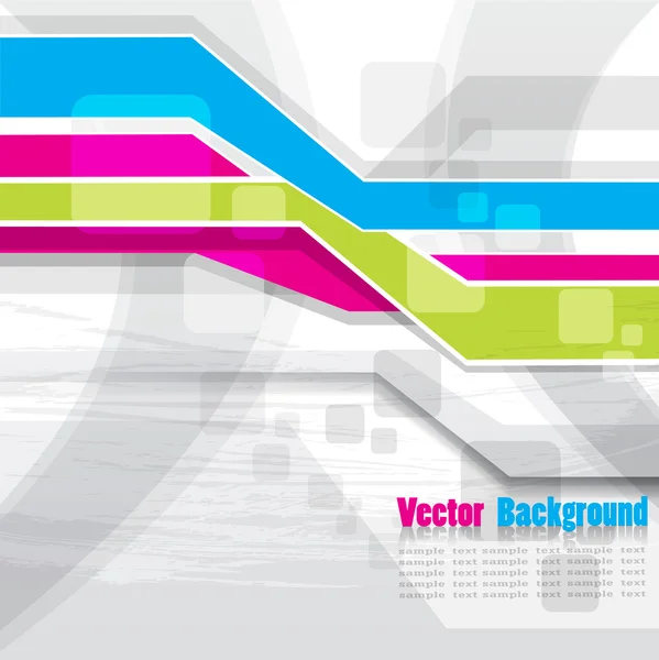 Lignes colorées conception vectorielle — Image vectorielle